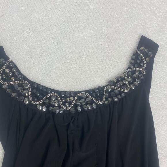 Candy Rain – Woman –  Shoulder Strap Dress – Black  – Plus size 3x - Picture 4 of 11